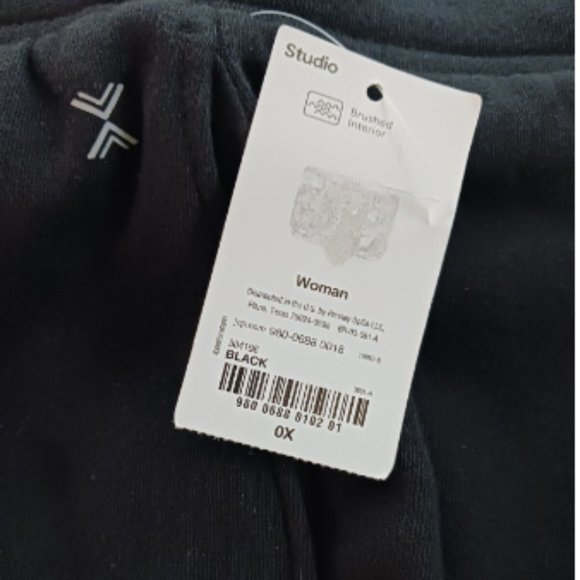 New Xersion Studio Jogger sweatpants High-Rise womens Black Size OX / 36"x30" - Picture 6 of 12